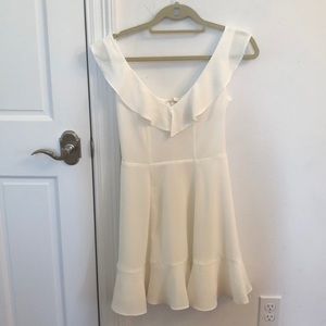 Adorable white mini dress